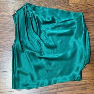 Michelle Mason green blouse